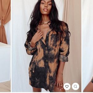 12th Tribe corduroy shirt dress! Size S